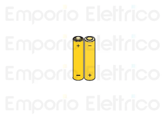 fadini Ersatzteil der Batterie AA 1,5 V in Packungen mit 2 Stück x arpo 58 58006