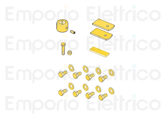 fadini Ersatzteil der kompletten Packung für Kleinteile für aproli 380 lb 380121