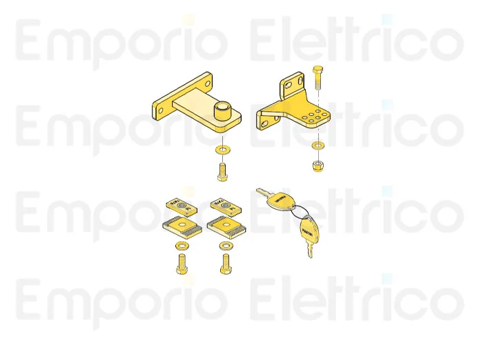 fadini Ersatzteil 1 x Packung von Zubehör für 1 dardo-Motor dardo 424 / 430 430100