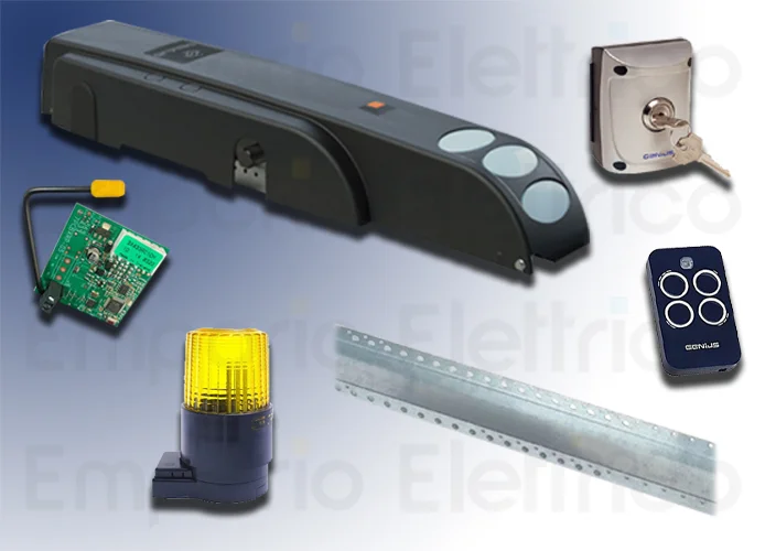 genius kit automazione euro breeze 433mhz - rc 230v 51200092 (ex code 51200091)