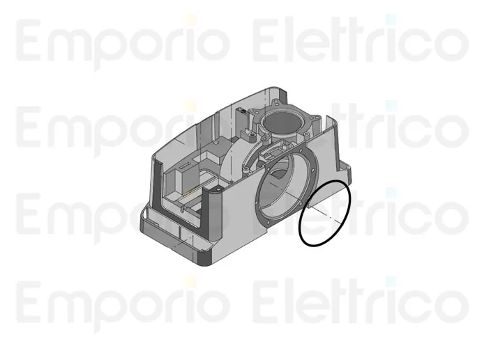 beninca Ersatzteil der Abdeckung des Motors für bull 624/8m 9686420