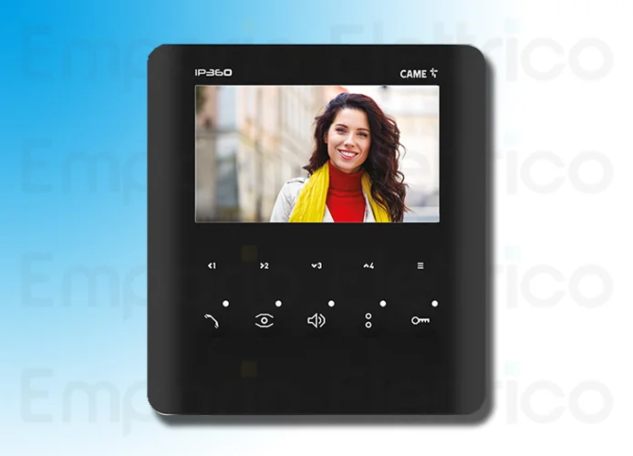 came bpt videocitofono vivavoce a parete plx v ip bk 840ch-0250