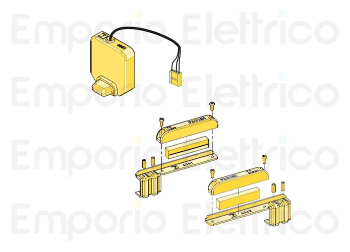fadini Ersatzteil des magnetischen Endschalters komplett mit rechter und linker Halterung 624113