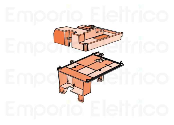 faac ricambio kit supporto cover scheda 391 63003498