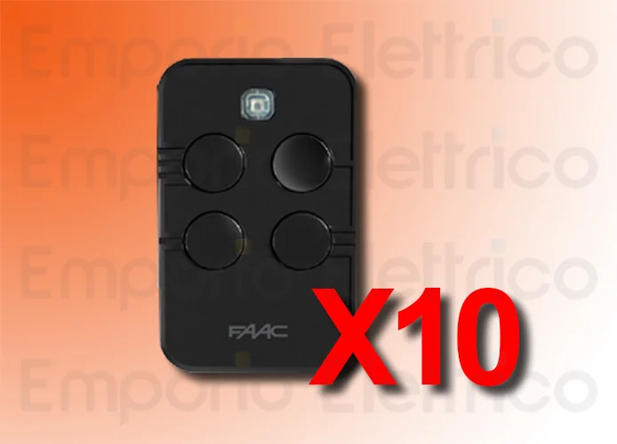 faac 10 trasmittentI 4 canali xto4 slh-ds 868mhz 787031 10