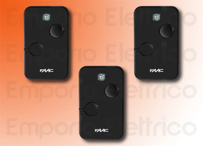 faac 3 trasmittenti 2 canali xto2 slh-sl-ds-rc 433mhz 787032 3