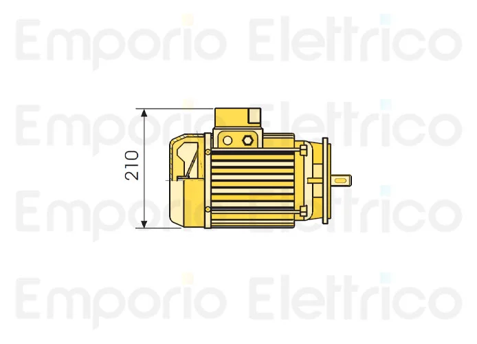 fadini ricambio motore elettrico 700 giri/min cv 0,5 trifase 200140