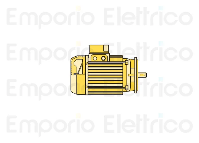 fadini ricambio motore elettrico trifase ventilato con freno cv 1,0 200193