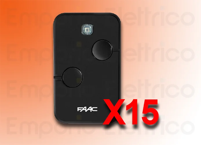 faac 15 x 2-Kanal-Handsender xto2 slh-sl-ds-rc 433mhz 787032 15 (ex code 787007)