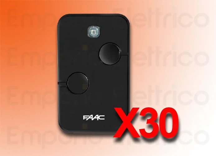 faac 30 x 2-Kanal-Handsender xto2 slh-sl-ds-rc 433mhz 787032 30 (ex code 787007)