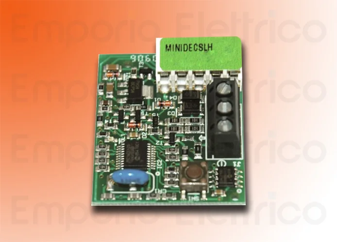 faac ricevente ad innesto decoder minidec slh 433mhz 785532
