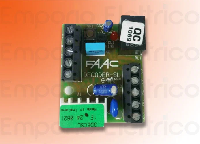 faac Ersatzteil der Decoderplatine sl plus 785506