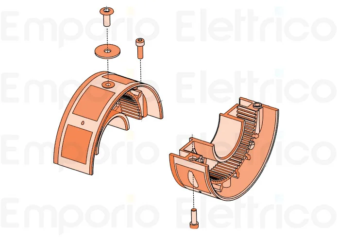 faac Ersatzteil der Halbkrone ø200 für Motor 200_220/60 6020522