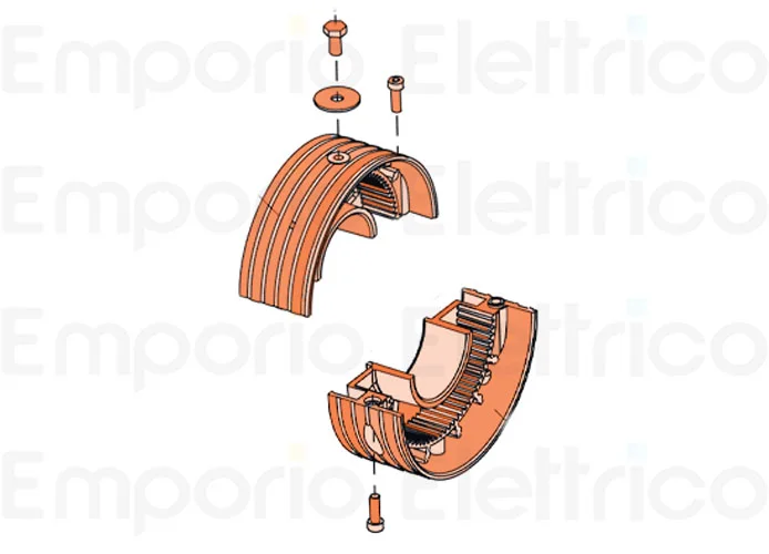 faac Ersatzteil der Halbkrone ø240 für Motor 240/76 6020529