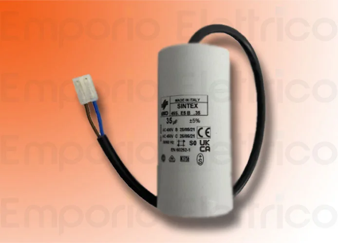 faac Ersatzteil des Polypropylen-Kondensators 35mf 250vac mit Stecker 76010915