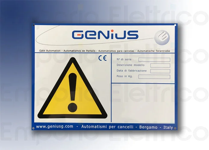 genius cartello logo genius 6100018