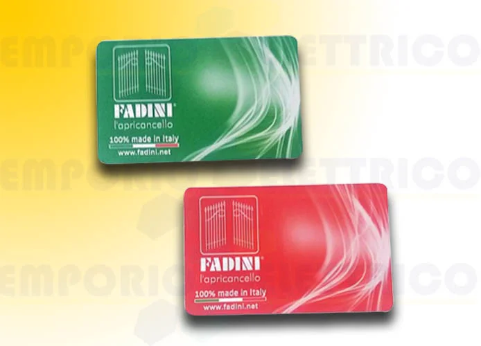 fadini Paar Transponder-Geräte im Kartenformat 693l