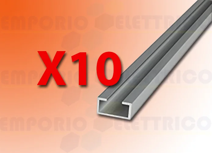 faac Aluminiumprofil Kit 10 Stück d 2,5m xs55, xs85 105687