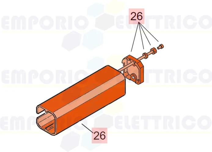 faac Ersatzteil der Abdeckungsgruppe 400 l 63003329