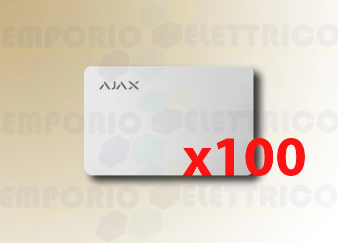 ajax kontaktlose Karte pass weiss (100 Geräten) 38221