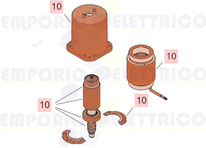 faac Ersatzteil des Motors 741 63003159