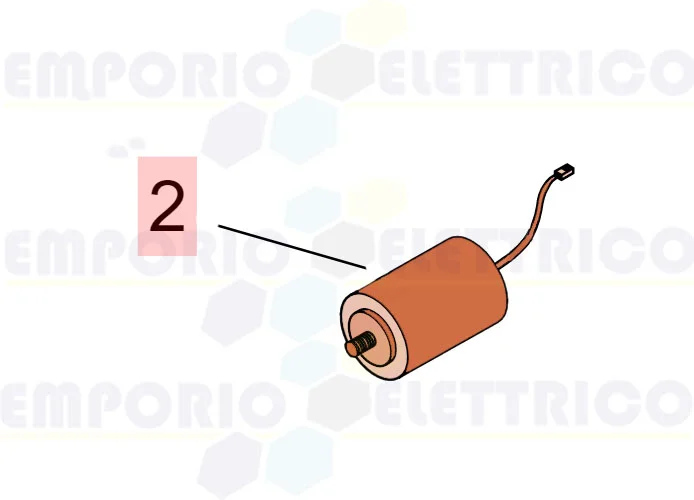 faac Ersatzteil des Kondensators pp 12,5mf 450v unipolares Kabel 150mm 63002785