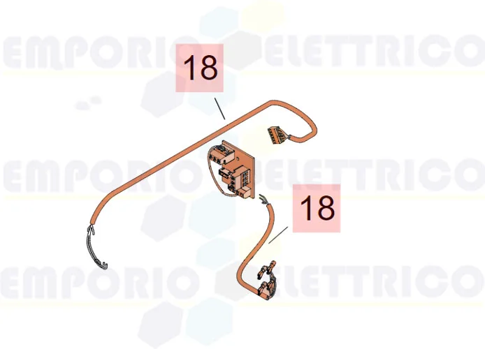 faac Ersatzteil der Gruppe der Kabel für Endschalter c851 63003210