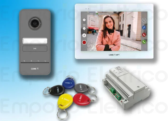 came bpt kit videocitofonico monofamiliare x1 kit lhs video 8k40cf-039
