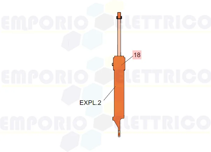 faac Ersatzteil des Zylinders 620sr 725209