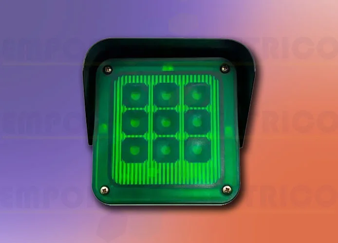 vds Ampel 1 LED, grün 12/24v sem-1 550/3050