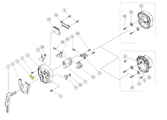 fadini Ersatzteil der Linse für chis-e 37 37203