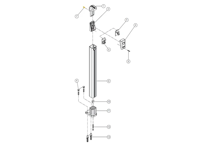 fadini Ersatzteil der Schraube 3,9x9,5 tc INOX für trifo 11 11007