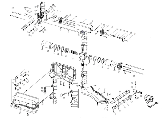 fadini Ersatzteil der Gruppe elektrischer Motor/elektrohydraulischer Antrieb 280200