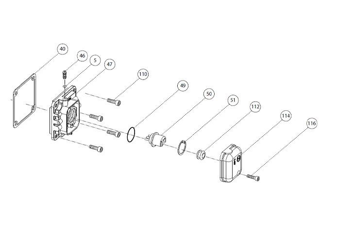 fadini ricambio fondello serbatoio completo per aproli 280 batt 280157