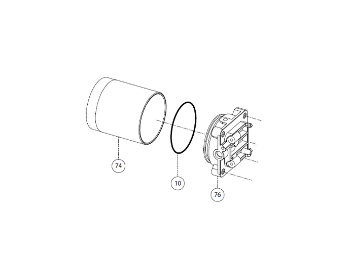 fadini ricambio testata martinetto completa per aproli 280 batt 280160