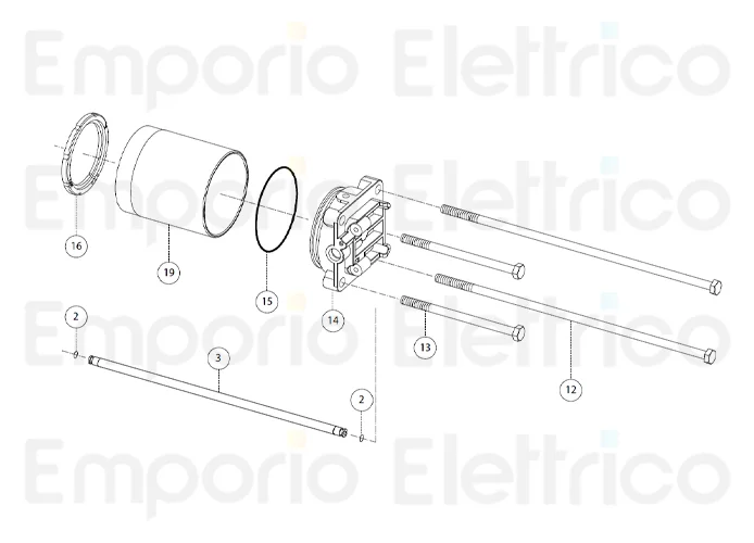 fadini Ersatzteil cylinder liner für aproli 380 lb 38019