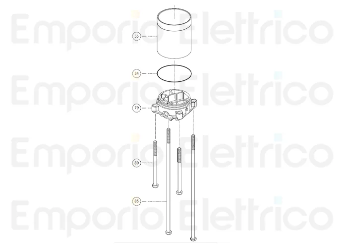 fadini Ersatzteil cylinder liner für aproli 480 48055