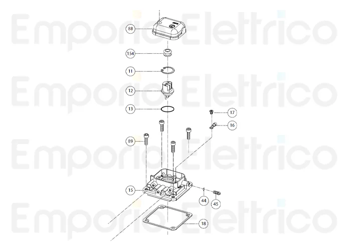 fadini ricambio fondello serbatoio completo per aproli 480 480106