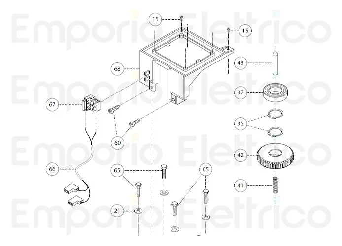 fadini ricambio morsetto con fusibile di linea per bart 350 35067