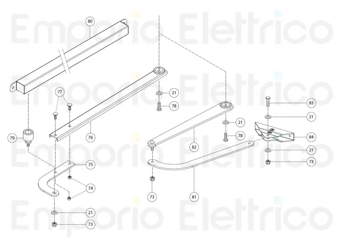 fadini Ersatzteil del M6-Mutter für bart 350 35074