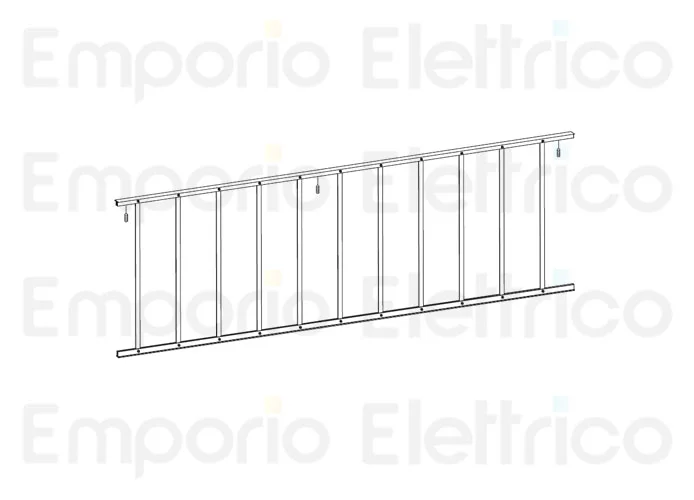 fadini ricambio modulo siepe in alluminio da 2,09 m per bayt 980 97339