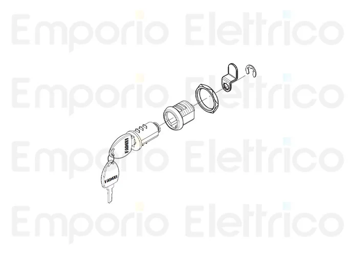 fadini Ersatzteil des universellen Schlosses für bayt 980 97364