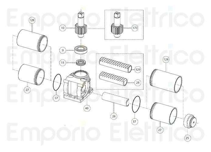 fadini Ersatzteil cylinder liner für 110° für combi 740 980 74027