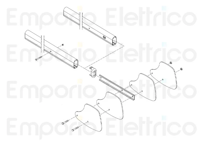 fadini Kit Gegengewichte aus verzinktem Stahl 6 Stk. für bayt 980 1962l