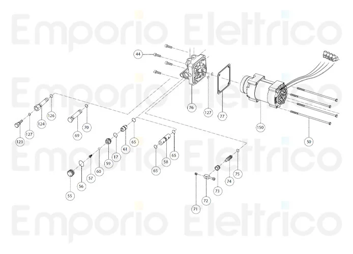 fadini Ersatzteil der Dichtung or 106 für combi 740 740127