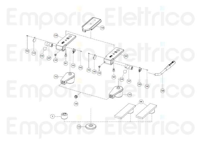 fadini rsatzteil der Schraube m6x8 tbei aus Edelstahl für combi 740 740144