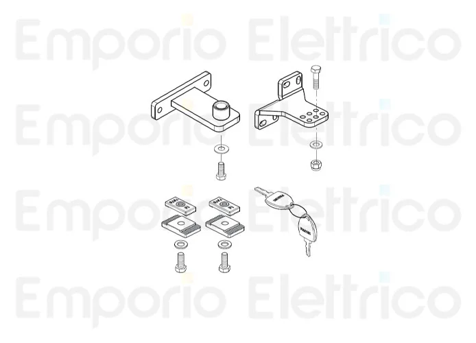 fadini Ersatzteil 1 x Packung von Zubehör für 1 dardo-Motor dardo 424 / 430 430100