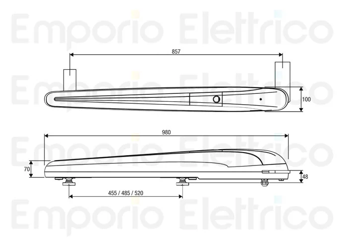 beninca Seite Ersatzteile des bob50m Motors bis zu 08/2015