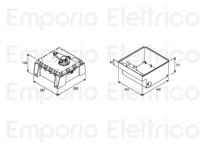 beninca Seite Ersatzteile des du.350n Motors