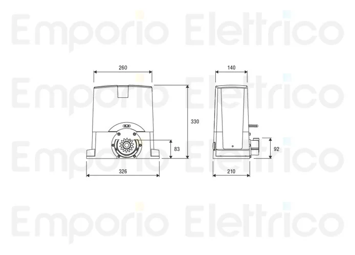 beninca Seite Ersatzteile des bull1024se Motors